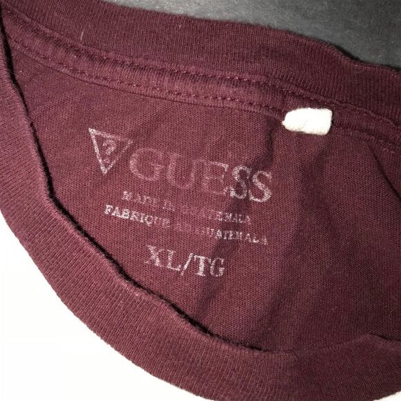 GUESS Men's XL Ombre Striped Crew Neck T-Shirt Multicolor Short Sleeve - Picture 3 of 4